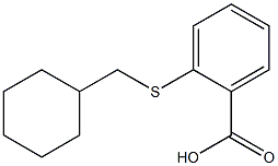 2-[(cyclohexylmethyl)sulfanyl]benzoic acid Struktur