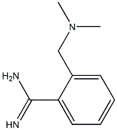 2-[(dimethylamino)methyl]benzenecarboximidamide Struktur