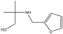 2-[(furan-2-ylmethyl)amino]-2-methylpropan-1-ol Struktur