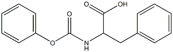 2-[(phenoxycarbonyl)amino]-3-phenylpropanoic acid Struktur