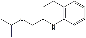 2-[(propan-2-yloxy)methyl]-1,2,3,4-tetrahydroquinoline Struktur