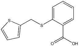 2-[(thiophen-2-ylmethyl)sulfanyl]benzoic acid Struktur