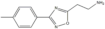 2-[3-(4-methylphenyl)-1,2,4-oxadiazol-5-yl]ethan-1-amine Struktur