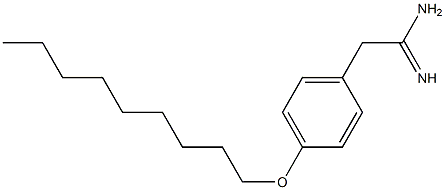 2-[4-(nonyloxy)phenyl]ethanimidamide Struktur