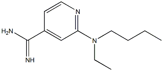 2-[butyl(ethyl)amino]pyridine-4-carboximidamide Struktur