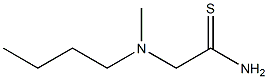 2-[butyl(methyl)amino]ethanethioamide Struktur