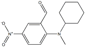 2-[cyclohexyl(methyl)amino]-5-nitrobenzaldehyde Struktur