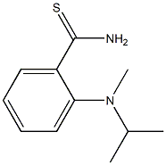 2-[methyl(propan-2-yl)amino]benzene-1-carbothioamide Struktur