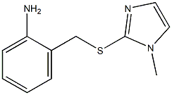 2-{[(1-methyl-1H-imidazol-2-yl)sulfanyl]methyl}aniline Struktur