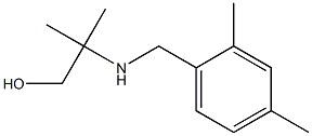 2-{[(2,4-dimethylphenyl)methyl]amino}-2-methylpropan-1-ol Struktur