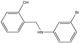 2-{[(3-bromophenyl)amino]methyl}phenol Struktur