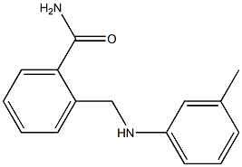 2-{[(3-methylphenyl)amino]methyl}benzamide Struktur