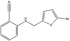 2-{[(5-bromothiophen-2-yl)methyl]amino}benzonitrile Struktur