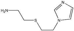 2-{[2-(1H-imidazol-1-yl)ethyl]sulfanyl}ethan-1-amine Struktur