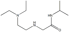 2-{[2-(diethylamino)ethyl]amino}-N-(propan-2-yl)acetamide Struktur