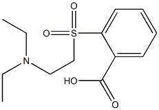 2-{[2-(diethylamino)ethyl]sulfonyl}benzoic acid Struktur