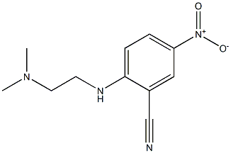 2-{[2-(dimethylamino)ethyl]amino}-5-nitrobenzonitrile Struktur