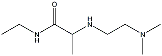 2-{[2-(dimethylamino)ethyl]amino}-N-ethylpropanamide Struktur