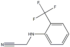 2-{[2-(trifluoromethyl)phenyl]amino}acetonitrile Struktur