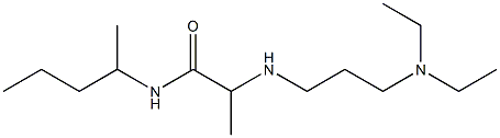 2-{[3-(diethylamino)propyl]amino}-N-(pentan-2-yl)propanamide Struktur