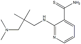 2-{[3-(dimethylamino)-2,2-dimethylpropyl]amino}pyridine-3-carbothioamide Struktur