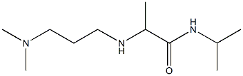 2-{[3-(dimethylamino)propyl]amino}-N-(propan-2-yl)propanamide Struktur