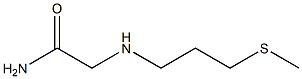 2-{[3-(methylsulfanyl)propyl]amino}acetamide Struktur