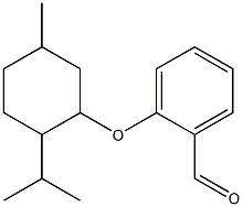 2-{[5-methyl-2-(propan-2-yl)cyclohexyl]oxy}benzaldehyde Struktur