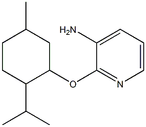 2-{[5-methyl-2-(propan-2-yl)cyclohexyl]oxy}pyridin-3-amine Struktur