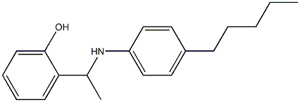 2-{1-[(4-pentylphenyl)amino]ethyl}phenol Struktur