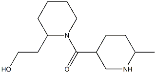 2-{1-[(6-methylpiperidin-3-yl)carbonyl]piperidin-2-yl}ethanol Struktur