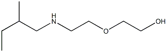 2-{2-[(2-methylbutyl)amino]ethoxy}ethan-1-ol Struktur