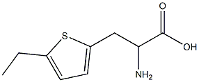 2-amino-3-(5-ethylthien-2-yl)propanoic acid Struktur