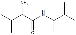 2-amino-3-methyl-N-(3-methylbutan-2-yl)butanamide Struktur