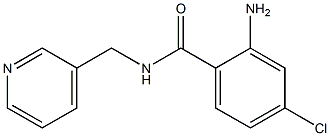 2-amino-4-chloro-N-(pyridin-3-ylmethyl)benzamide Struktur