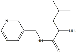 2-amino-4-methyl-N-(pyridin-3-ylmethyl)pentanamide Struktur