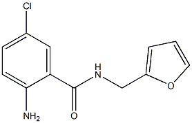 2-amino-5-chloro-N-(2-furylmethyl)benzamide Struktur