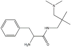 2-amino-N-[3-(dimethylamino)-2,2-dimethylpropyl]-3-phenylpropanamide Struktur