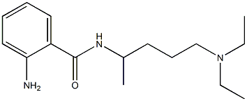 2-amino-N-[5-(diethylamino)pentan-2-yl]benzamide Struktur