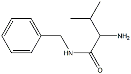 2-amino-N-benzyl-3-methylbutanamide Struktur