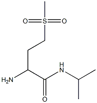 2-amino-N-isopropyl-4-(methylsulfonyl)butanamide Struktur