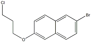 2-bromo-6-(3-chloropropoxy)naphthalene Struktur