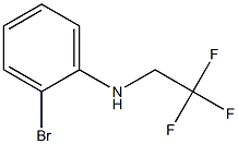 2-bromo-N-(2,2,2-trifluoroethyl)aniline Struktur