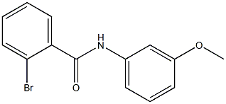 2-bromo-N-(3-methoxyphenyl)benzamide Struktur