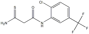 2-carbamothioyl-N-[2-chloro-5-(trifluoromethyl)phenyl]acetamide Struktur