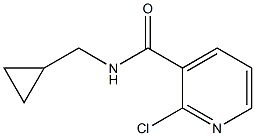 2-chloro-N-(cyclopropylmethyl)pyridine-3-carboxamide Struktur