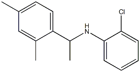 2-chloro-N-[1-(2,4-dimethylphenyl)ethyl]aniline Struktur