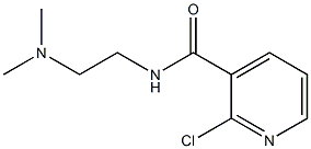 2-chloro-N-[2-(dimethylamino)ethyl]pyridine-3-carboxamide Struktur