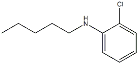 2-chloro-N-pentylaniline Struktur