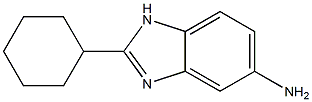 2-cyclohexyl-1H-benzimidazol-5-amine Struktur